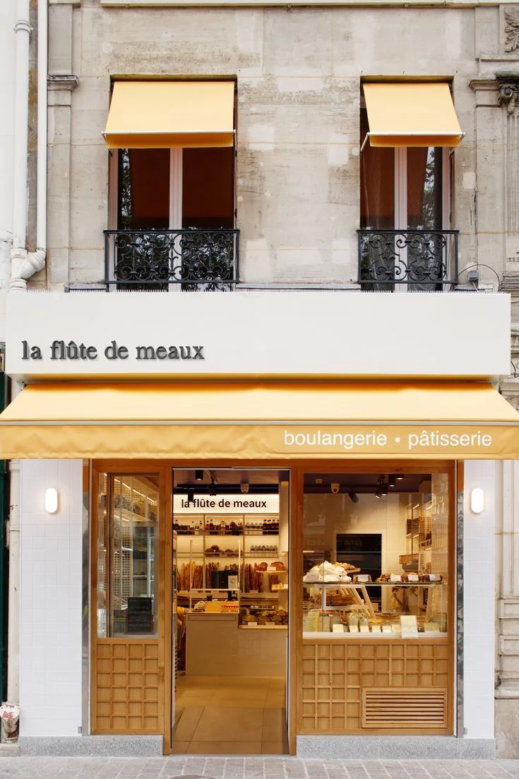 Contemporary artisan bakery storefront