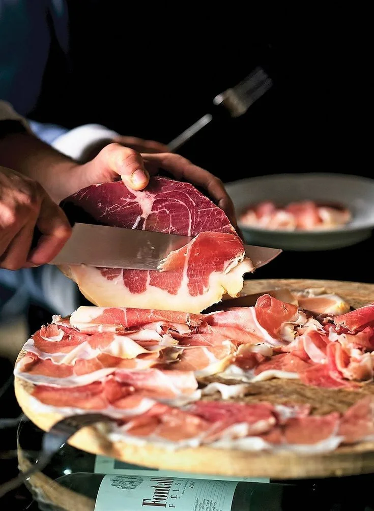Artisan charcuterie sliced by hand