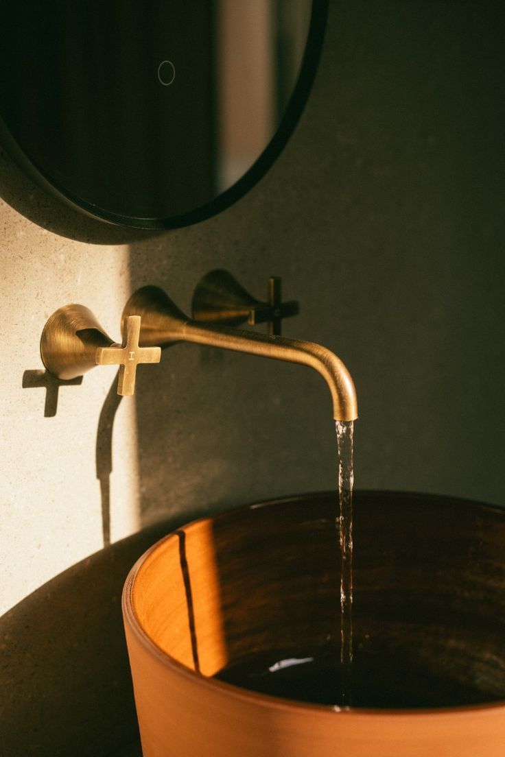 Bathroom detail at Le Chalet Suisse in Valberg