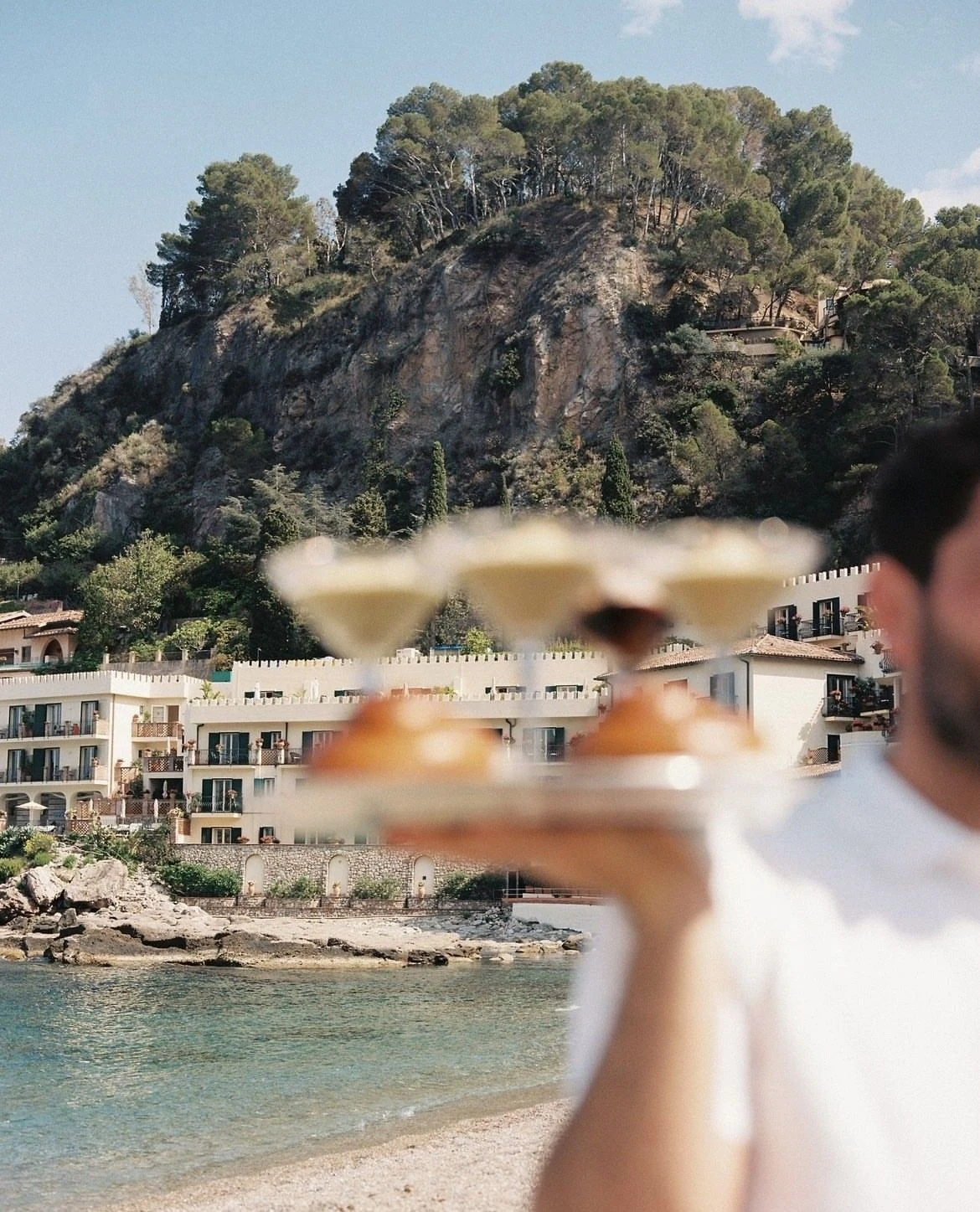 Hospitality service overlooking the coast on Isola di San Pietro in Sardinia